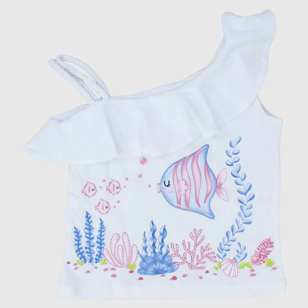 Under The Sea Sleeveless Blouse