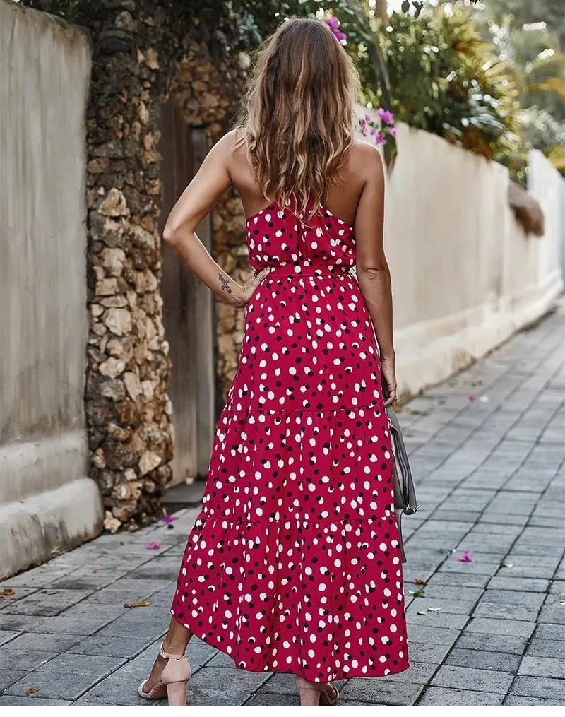 Vacation Style Summer Sleeveless Dress