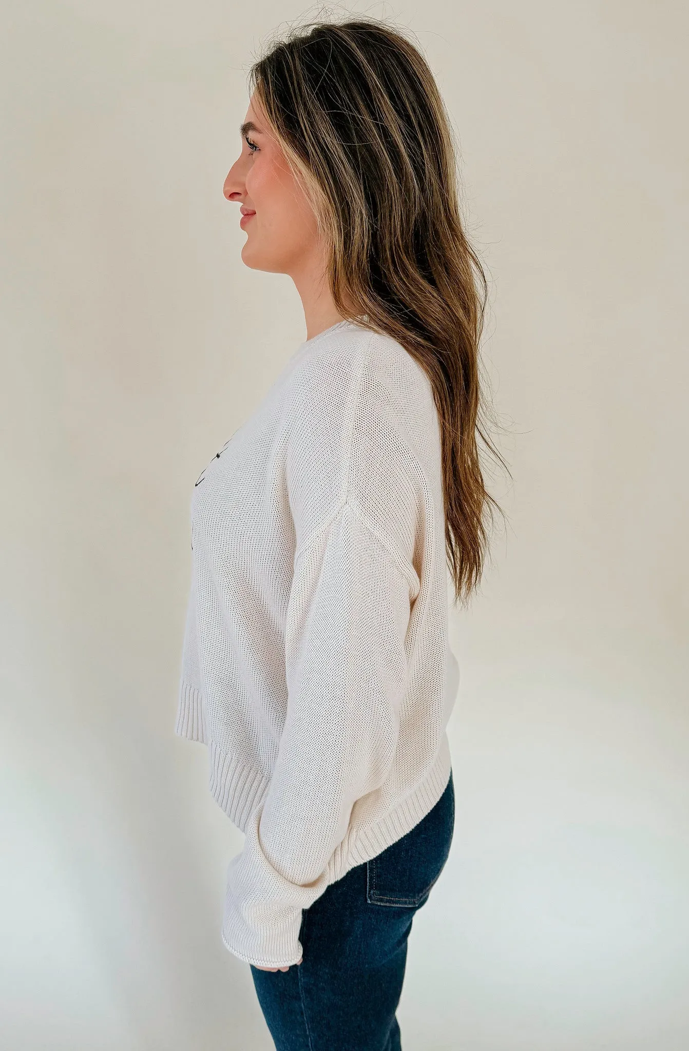 Z SUPPLY SIENNA WHITE SWEATER